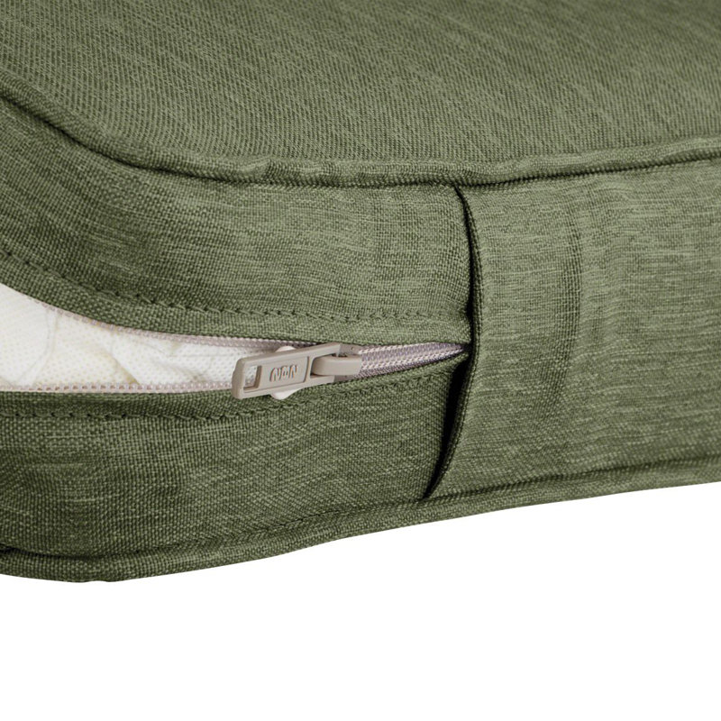 Pina Outdoor 3'' Bench Cushion Cover, 3" H X 42" W x 18" D, Fern Green