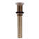 Mushroom Style Push-Down Lavatory Drain Assembly without Overflow Holes - Exposed