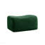 Repose-pieds en tissu Teddy - vert-130676378