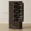 64" Kitchen Pantry Cabinet Storage Cabinet with Doors Drawers, Brown-404863200