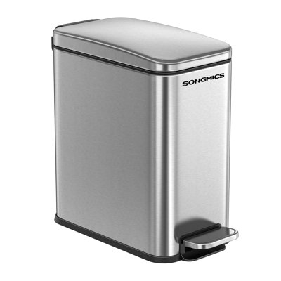 Conell Plastic Step On Kitchen Trash Can - 10L