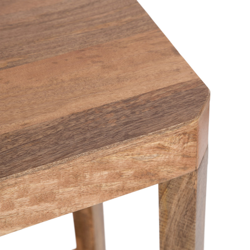 Ardentown Rectangle Entryway Console Table, Natural Wood