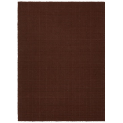Tapis rouge uni fait à la main Barclay Butera par Club OBB05 