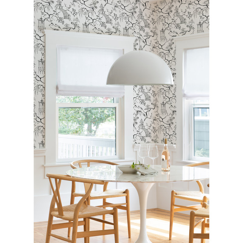 Rouleau de papier peint L 33 pi x l 20,5 po Breene, Noir