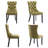 Keikilani Tufted Velvet WingBack Dining Side Chairs-800367451