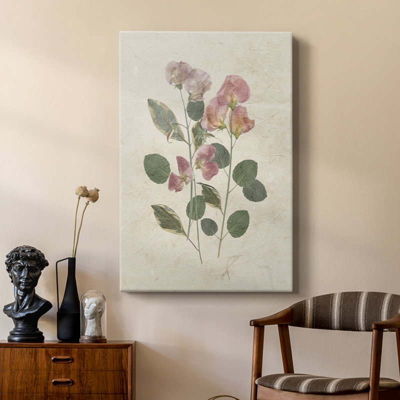 Pressed Arrangement II -Custom Wrapped Gallery Cavas