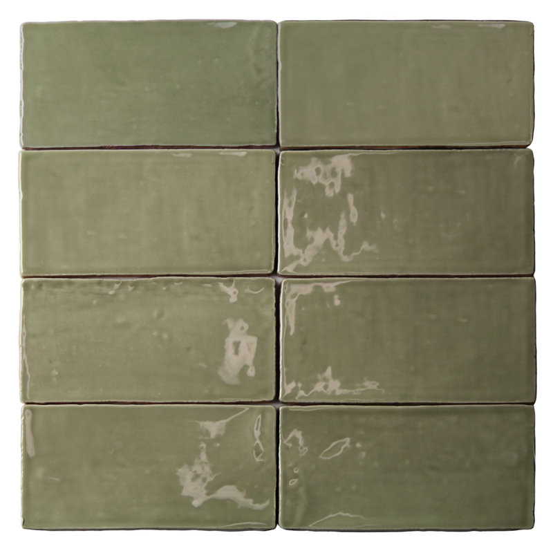 Lancaster 3x6 Polished Ceramic Subway Tile, Driftwood