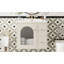 Ensemble de meuble-lavabo mural avec lavabo, 2 tiroirs et 1 porte à fermeture en douceur-1308153712