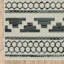 Tapis intérieur / extérieur à motif géométrique beige / bleu Abdur-Rahman-1444479391