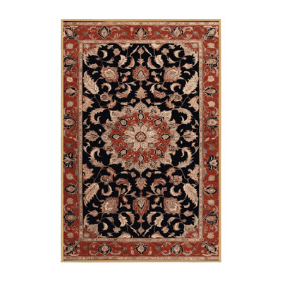 Tapis brun lavable à la machine