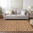 Washable Floral Indoor / Outdoor Rug-1843664923