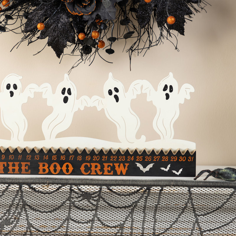 Panneau de compte à rebours 18 po L 18 po Halloween