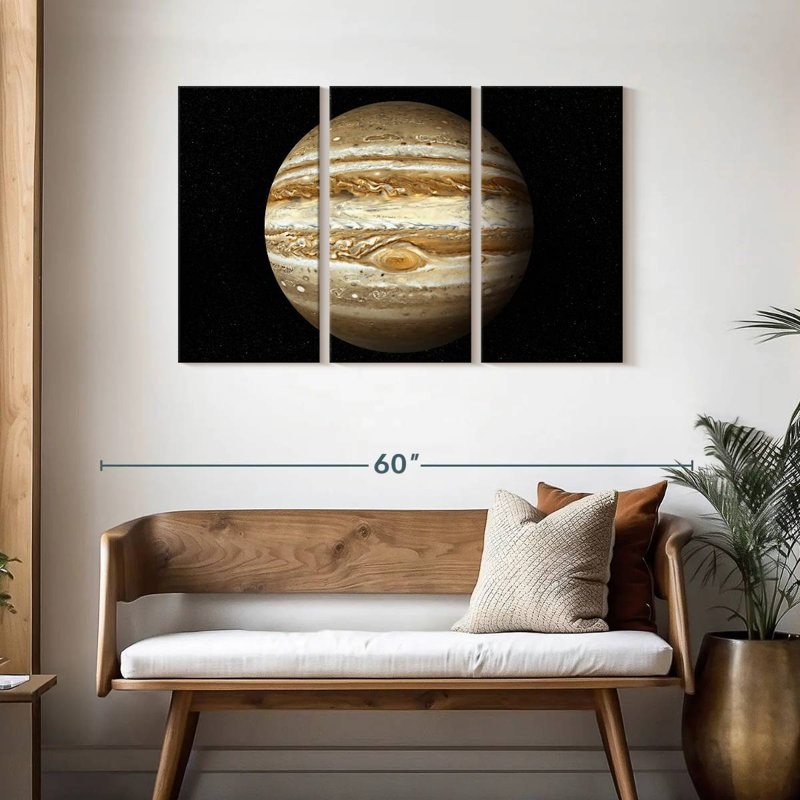 Oberle Jupiter Planet, 28" H x 45" W