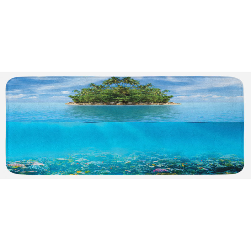 Tapis de cuisine tropical