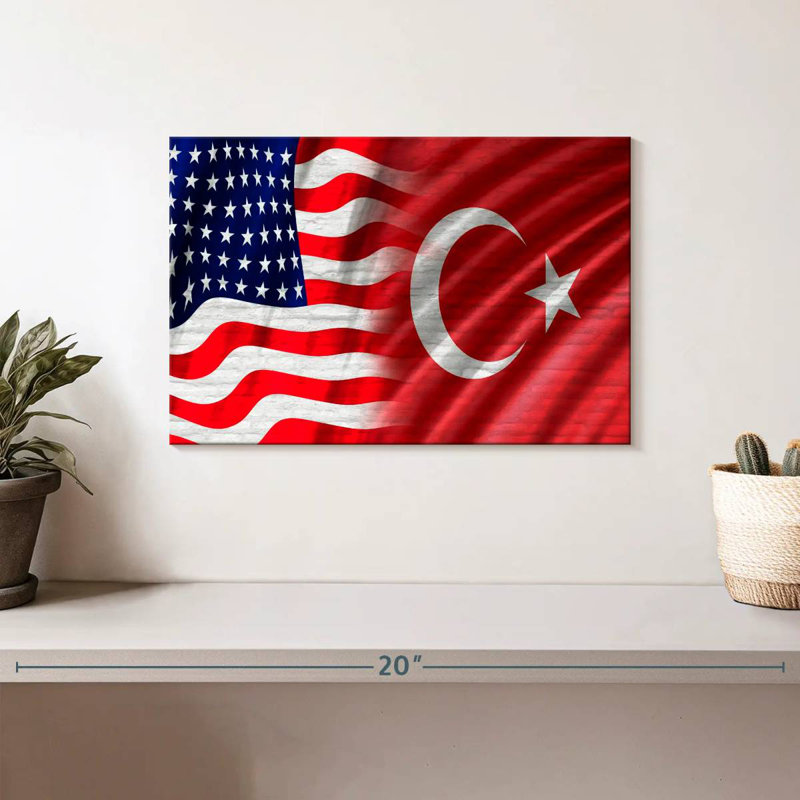 Borges USA And Turkey Borges, 8" H x 12" W