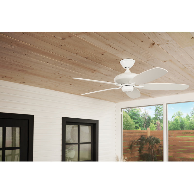 52'' Ceiling Fan, Matte White
