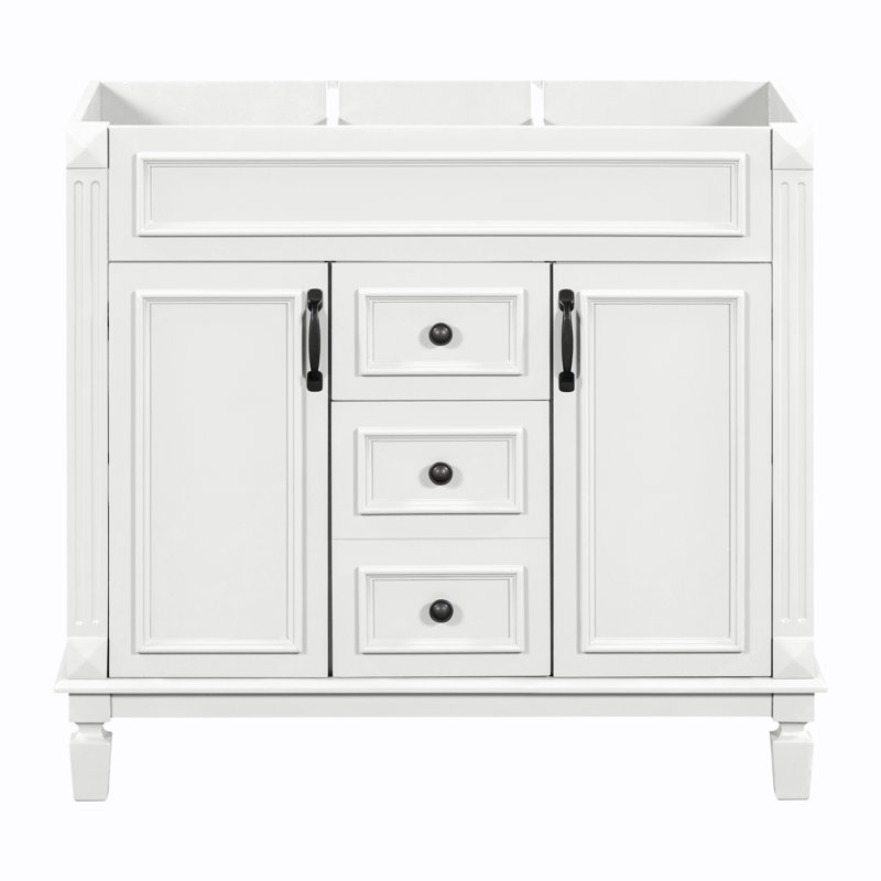 35.9'' Single Bathroom Vanity Base Only, White