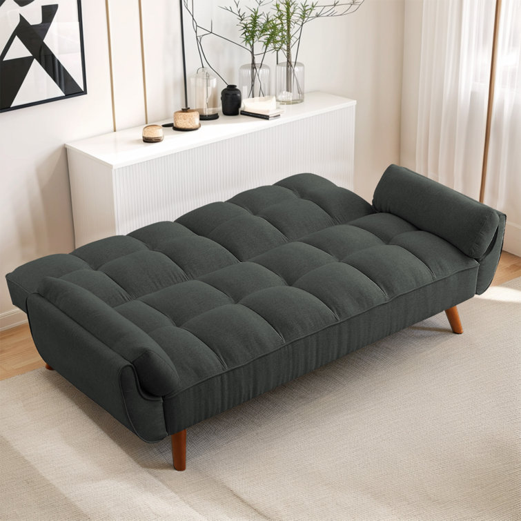 George Oliver Kamaren Full 75.39 Futons Upholstered Convertible Sofa &  Reviews