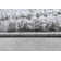 , Light Grey Gallery Striped Machine Woven Area Rug