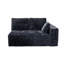 Fauteuil à 2 places pour plancher, flanelle de velours côtelé, mousse haute résilience-472574810