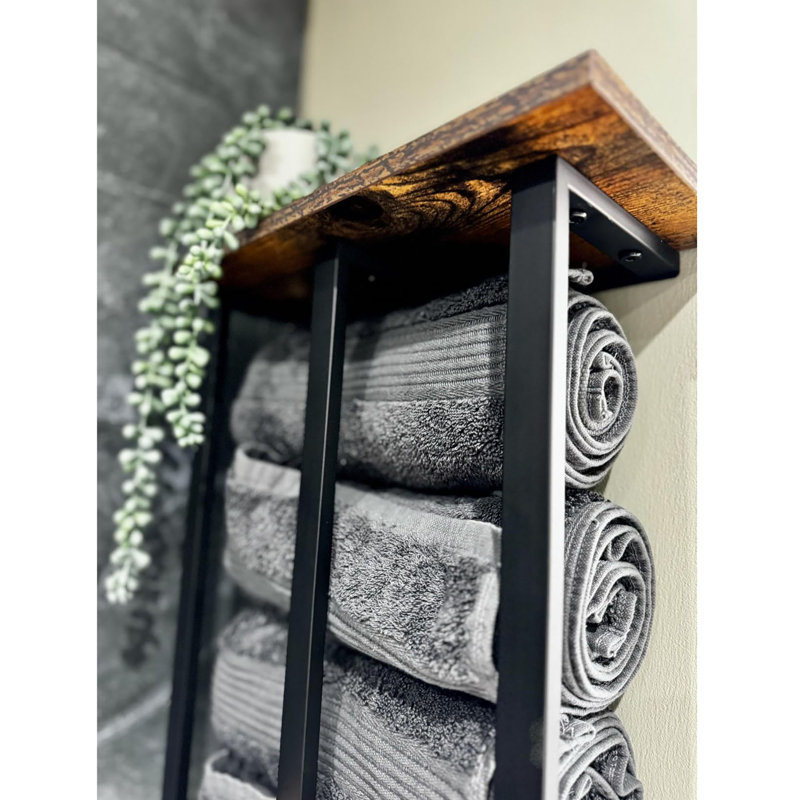 Rummanah 3 Wall Mounted Required Towel Rack