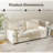 Modern Cozy Loveseat Sofa, Durable Chenille Fabric, Compact Design For Living Room