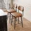 Ensemble de 2 chaises de bar rotatives 360 °-954301603