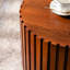 Table basse sans assemblage en noyer pour petit salon, noyer