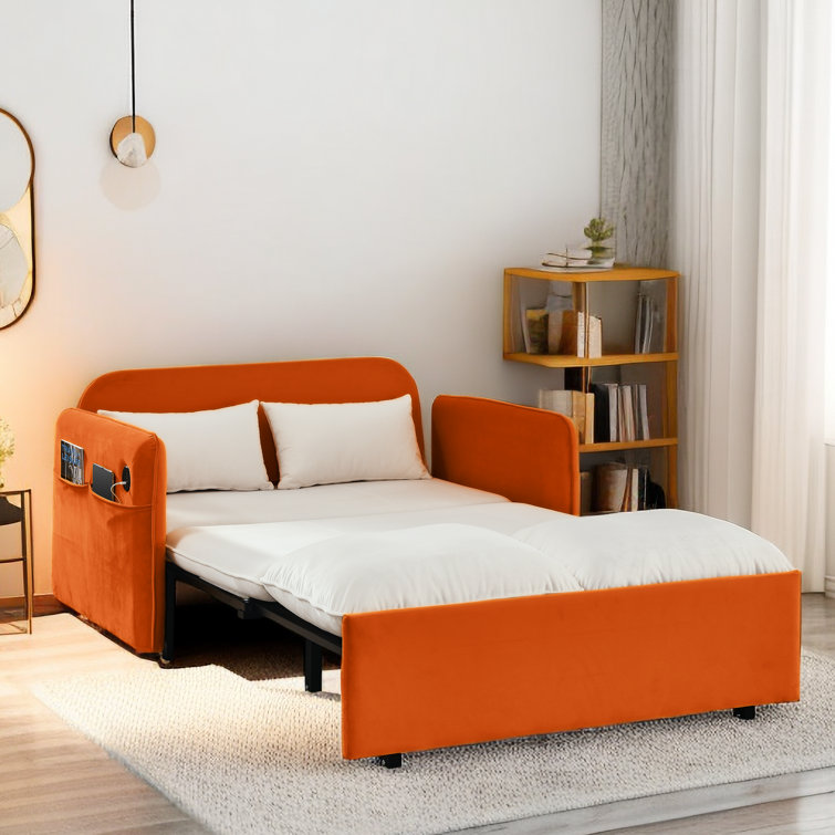 Yita 53" Upholstered Sleeper Sofa