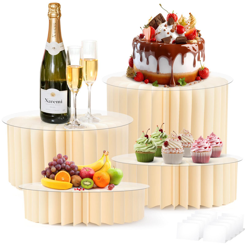 Buffers, élévateurs de nourriture pour table de buffet, 4 pièces