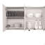 Armoire murale Peoria, quatre tablettes intérieures-121028895