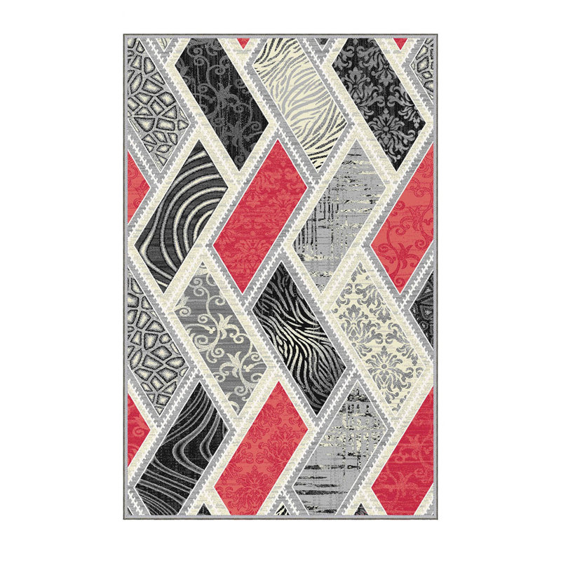 Premium Hall Carpet – 3.3 x 9.8 ft, 100% Polyester, 0.3 in Pile Height | Antibacterial, Non-Slip Underside, Machine Washable | 3D Digital Print Design, Durable & Easy to Clean, Ideal for Home Decor