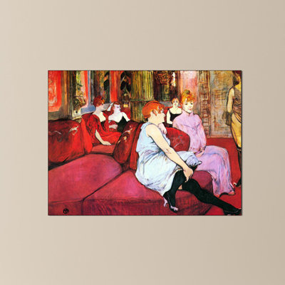 Henri De Toulouse-Lautrec - Wrapped Canvas Painting