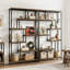 181.8cm H x 98cm W Metal Etagere Bookcase