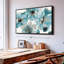 Impression sur toile bleu sarcelle-102358637