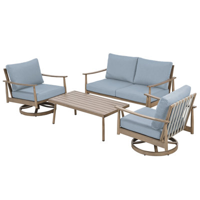Mariene 4 - Person Patio Conversation Set with Cushions
