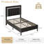 Ensemble de lit plateforme tapissier Diamond-1059491189-1059491186