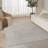 DKNY Pure Shades 5'3" x 7'8" Grey Vintage Indoor Rug-119343151