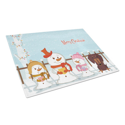 Carollynn Glass Dachshund Cutting Board