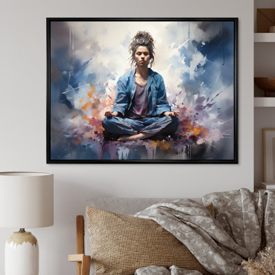 " Blue Yoga Pranayama Breath "