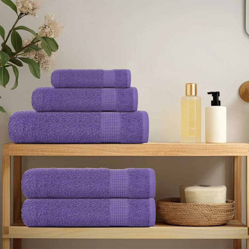 Saleah Soap Towels, Purple