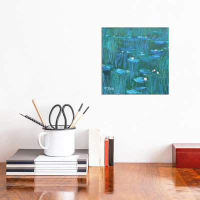 Giverny Green by Wayne Sleeth - Wrapped Canvas Print