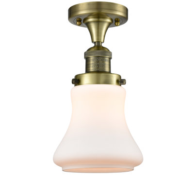 Plafonnier semi-encastré à 1 lumière Edda