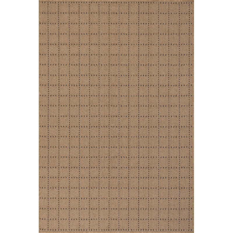 Velisyn Modern Geometric Indoor/Outdoor Area Rug, Rectangle 9' x 12'