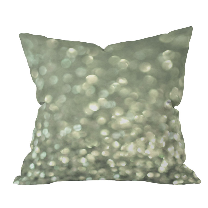 Lisa Argyropoulos Mingle Silver Screen Throw Pillow, 16" x 16"