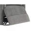 Fauteuil inclinable oscillant en chenille gris anthracite Sagen-720094536