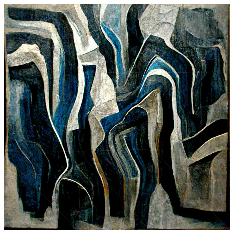 Coussin décoratif abstrait, coussins double face Art, 20 po x 20 po