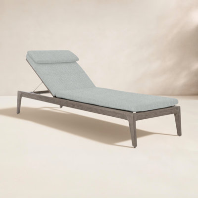 Ibiza Outdoor Teak Chaise Lounge