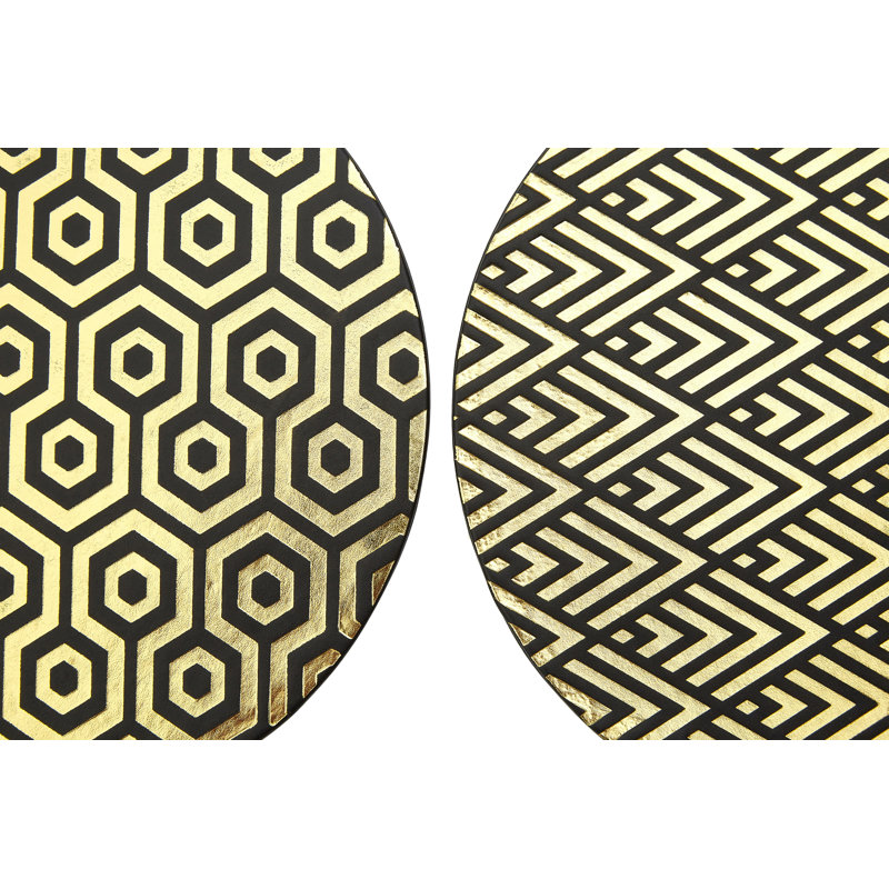Geome Geometric Round Placemat