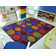 Tapis touffeté à motif géométrique